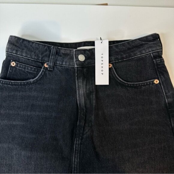 NWT TopShop black denim skirt - Picture 5 of 10